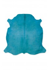 COWSKIN DYED TURQUOISE